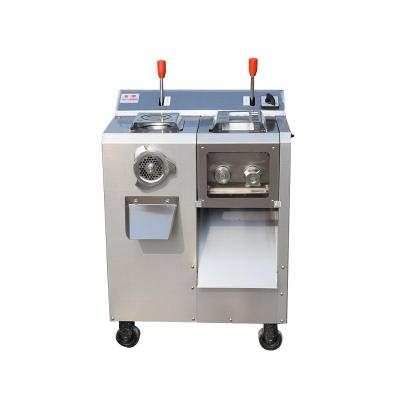 China Fresh meat slicing stainless steel mincer shredder shredder sausage slicer machine basin type electric stuffer for sale