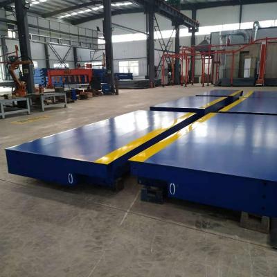 China Digital Truck Trailer Weighing Scale 40 Tons Car Dump Electronic Truck Scales Weight Scales Rectangle for sale