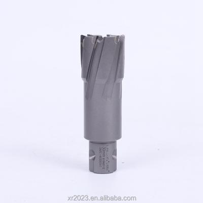 China Alloy Steel High Quality 15*50 Universal Shank Metal Magnetic Drill Bit 50mm Tct Annular Cutter for sale