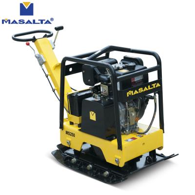 China Two Way Masalta Compactor Machine Vibrating Masalta Compactor Machine Engine 250kg Gasoline Vibration Plate Compactor With Extension Plate for sale