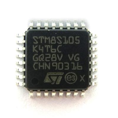 China / STM8 STM8S STM8S105K4T6C 16MHz 8-Bit 16KB (16K X 8) 32-LQFP Microcontroller IC for sale