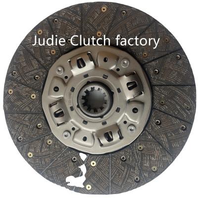 China Gray Cast Iron HT200 And Material Friction 380mm Clutch Disc Truck For Wholesales ISD-058U for sale