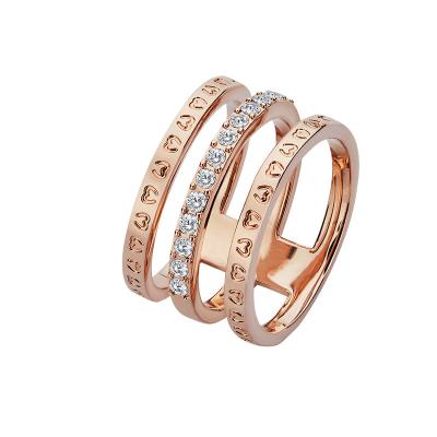 China Other Dropshipping Muse Jewelry High Quality 18k Gold Color Jewelry Set Copper Ring m2006020 for sale