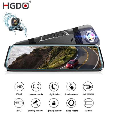 China Waterproof Car Mirror Dvr Front Camera Full HD Smart 1080P Rear View Car Black VCR BOX for Cars and Trucks Parking Sensor Monitor for sale