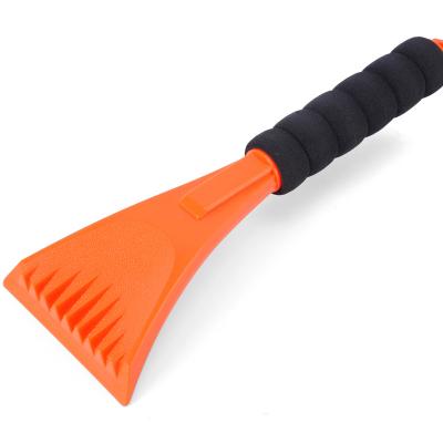 China Car Accessory Long Grip Ice Scraper With Soft Grip And Wide Scraper for sale