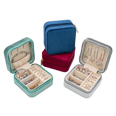 Chine High Quality Recyclable PU Jewelry Case Travel Small Leather Jewelry Boxes à vendre