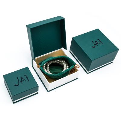 Chine Custom Handmade Logo Luxury Paper Jewelry Packaging Gift Box For Necklace Ring Earring Bracelets Cufflink à vendre