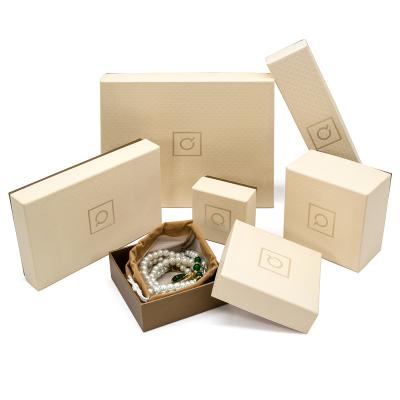 China Wholesale Luxury Custom Jewelry Cardboard Jewelry Packaging Box Logo Paper Jewelry Box Storage Box Te koop