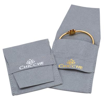 China Instant Canvas Jewelry Pouch Logo Envelope With Insert Bag Small Jewelry Pouch Charm Instant Velvet Canvas Small Gifts for sale