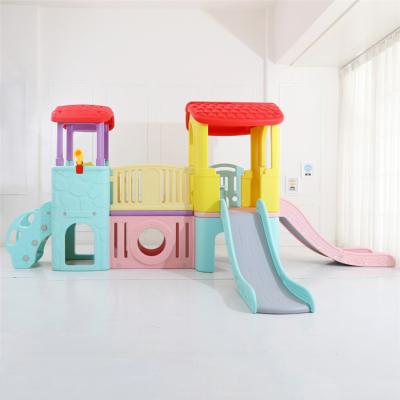 China 3-8-years-old Multi-Function Indoor Child Play Equipment Kids Outdoor Slide Kids Play House Castle Playground for sale