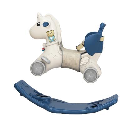 China Ride On Toy New Arrival Baby Machine Cushion And Pull Rope Kids Riding Rocking Horse Toy for sale