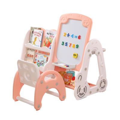 China For Baby Game Hot Selling Drawing For Kids Adjustable Multi-fuctional Technical Kids Painting Magnetic Table Drawing Board With Chair for sale