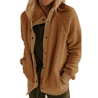 China Anti-wrinkle women plus size S-3XL Madam Winter Faux Wool coat most popular wholesale women's coats size jacket hot sale for sale