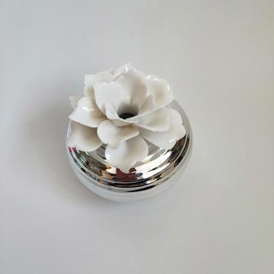 China New Style Eco - Friendly Ceramic Aroma Burner Ellipse For Air Freshener for sale