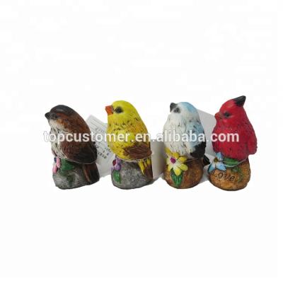 China Eco-friendly Home Garden Indoor Animal Statues Cement Shape Bird Decoration Stone Sculpture for sale