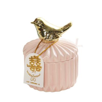 China Professionally Made Jewelry Box Porcelain Ceramic Candy Animal Box Eco - Friendly for sale