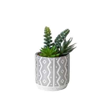 China Eco-friendly Wholesale Hot Sale Ceramic Modern Minimalist Flower Pot Ceramic Succulent Pot Garden Eco-Friendly for sale