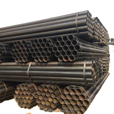 China OIL PIPE erw iron pipe price welded black carbon steel pipe 6 per meters round steel pipe erw for sale