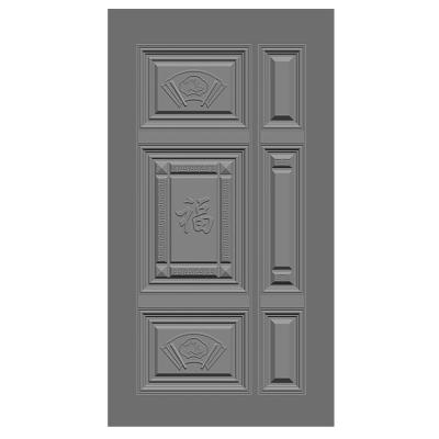 China Modern Texture Steel Exterior Door Skin Stamped Steel Door Skin for sale