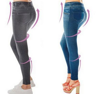 China Women Slimming Push up High Waist Jeans Leggings (50110) for sale