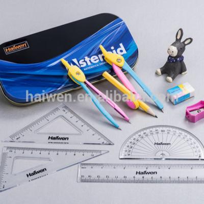 China New School Basics Stationery High Quality Deluxe Set Large Package Study Include Multiple Basics School Math Set for sale