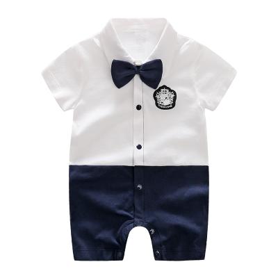 China Short Sleeve Baby Clothes Summer Cotton Girl Boys Birthday Party Clothes Newborn Baby Costumes for sale