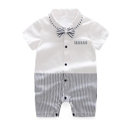 China Short Sleeve Baby Clothes Summer Cotton Girl Boys Birthday Party Clothes Newborn Baby Costumes for sale