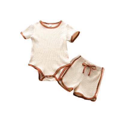 China Comfortable Shorts Casual Cotton Breathable Baby Clothes Two Piece Set In Four Colors Baby Clothes Wholesale for sale