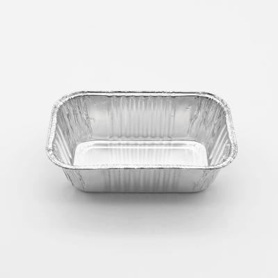 China Food Packaging Bread Baking Tray Rectangular Foil Containers Cake Tray Disposable Aluminum Foil Container Food Box Te koop