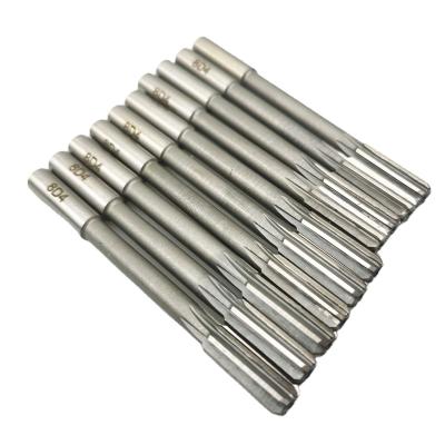 China New Selling Top Quality Durable Finishing HSS Reamer Tool Kit 8mm Short D4 High Speed ​​Steel Straight Edge Reamer Bit For Metal for sale