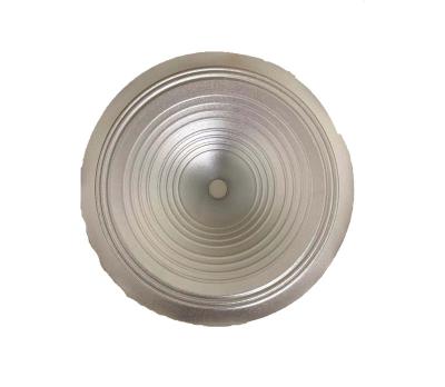 China 58.5mm Sand 12inch Silver Wire Flat Paper Edge Speaker Accessory Horn For Home for sale