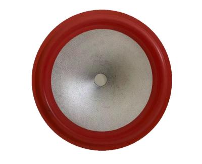 China 51mm Product 10inch Most Sand Silver Pitching With Red Foam Edge Paper Cone For Home Audio Speaker for sale