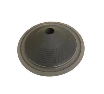 China 65.5mm Gray Foam Edge With Primary Color Wire 12inch Quilted Car Family Speaker Paper Cone for sale