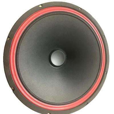 China Home Theater 12 Inch For Black Smooth Fabric With Double Ring Red Edge 30 Watt for sale