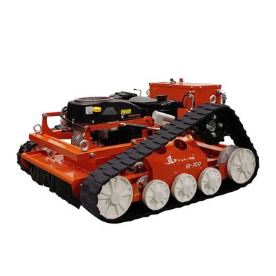 China 4-Stroke Crawler Robot Lawn Mower Self Propelled Remote Control Walking Tractor Garden Grass Cutter Automated Lawn Mower for sale