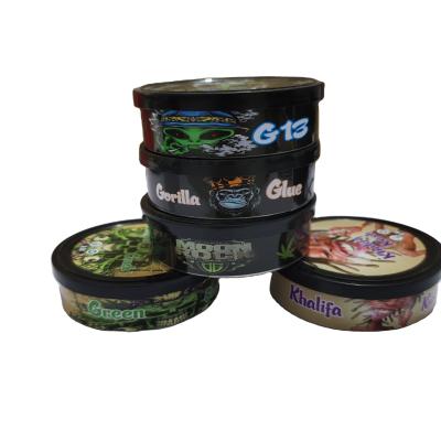 China Food Grade 100ml 3.5g Colored Pressitin Tuna Self Seal Tin Cans Ring Pull Customized Metal Empty Seal With Labels And Stickers for sale