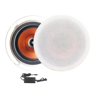 China No Ceiling Speaker Accessories Sale Theater Amplifier BT 6.5 Inch 6.5 Inch 25w Ceiling Speaker Warm White White for sale