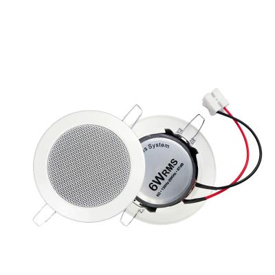 China Hot Sale Stereo Sound Ceiling Speaker PA Speaker TS 301 3 Inch 3w 6w White Ceiling Speaker for sale