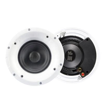 China Hot Sale 5.25 Inch Stereo Sound Ceiling Speaker PA/IP 518 Speaker Subwoofer 25w White/Black Loudspeaker for sale