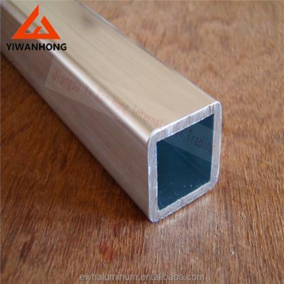 China Connection aluminum square hollow tube for sale