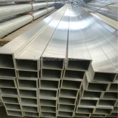 China Aircraft anodized 6061 aluminum rectangular tube t6 price per kilogram for sale