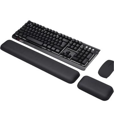 China Comfortable Memory Foam Keyboard Wrist Rest and Mouse Wrist Rest Set for sale