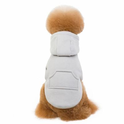 China Sustainable Luxury Pet Clothes Autumn And Winter Classic Fleece Sweatshirt Pet Clothes for sale