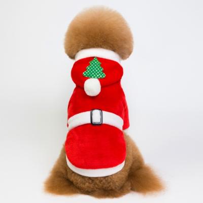 China Newest Viable Custom Pet Christmas Fleece Jacket Highlight Design Day Word Buckle Dog Jacket for sale