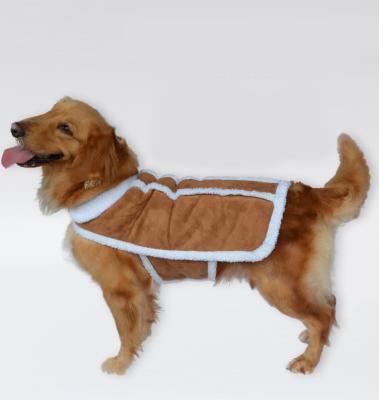 China Sustainable Large 2 Leg Dog Fur Coat Pet Clothing for sale