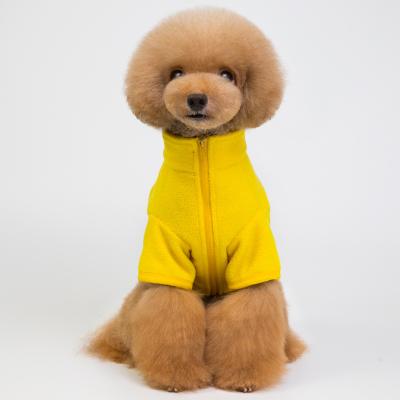 China Sustainable Three-color Flip-grain Fleece Autumn And Winter Dog Coat Designed With Pull Holes To Prevent Shedding Inside Zipper Patch To for sale