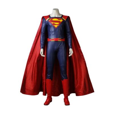 China Supergirl Leather Season 2 Mens Clark Kent Cosplay Costume Adult Halloween Super Christmas Costume Set 3927 for sale