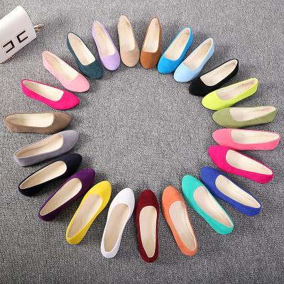 China Wholesale Cheap Price Sweat-absorbent Plus Size Stretching Ladies Summer Point Toe Sandals Women Casual Slip On Loafers Flats for sale