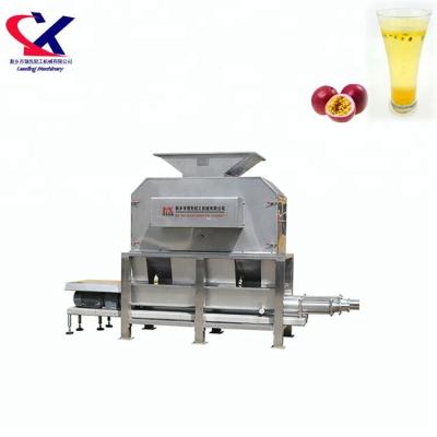 China High Efficiency Fruit Peeler and Pulper Juicer Extractor Machine Passionflower Passionflower Peeling Machine for sale