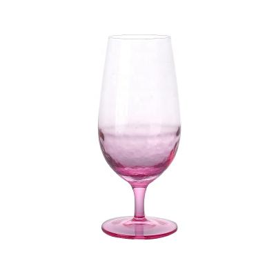 China Restaurant Drinkware Ice Tea Cup Wine Glass Rose Wine Glasses for sale